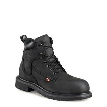 Red Wing Férfi DynaForce 6-inch Waterproof Safety Toe Munkavédelmi Bakancs Fekete